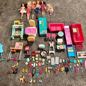 Barbie Dolls and Accessories lot